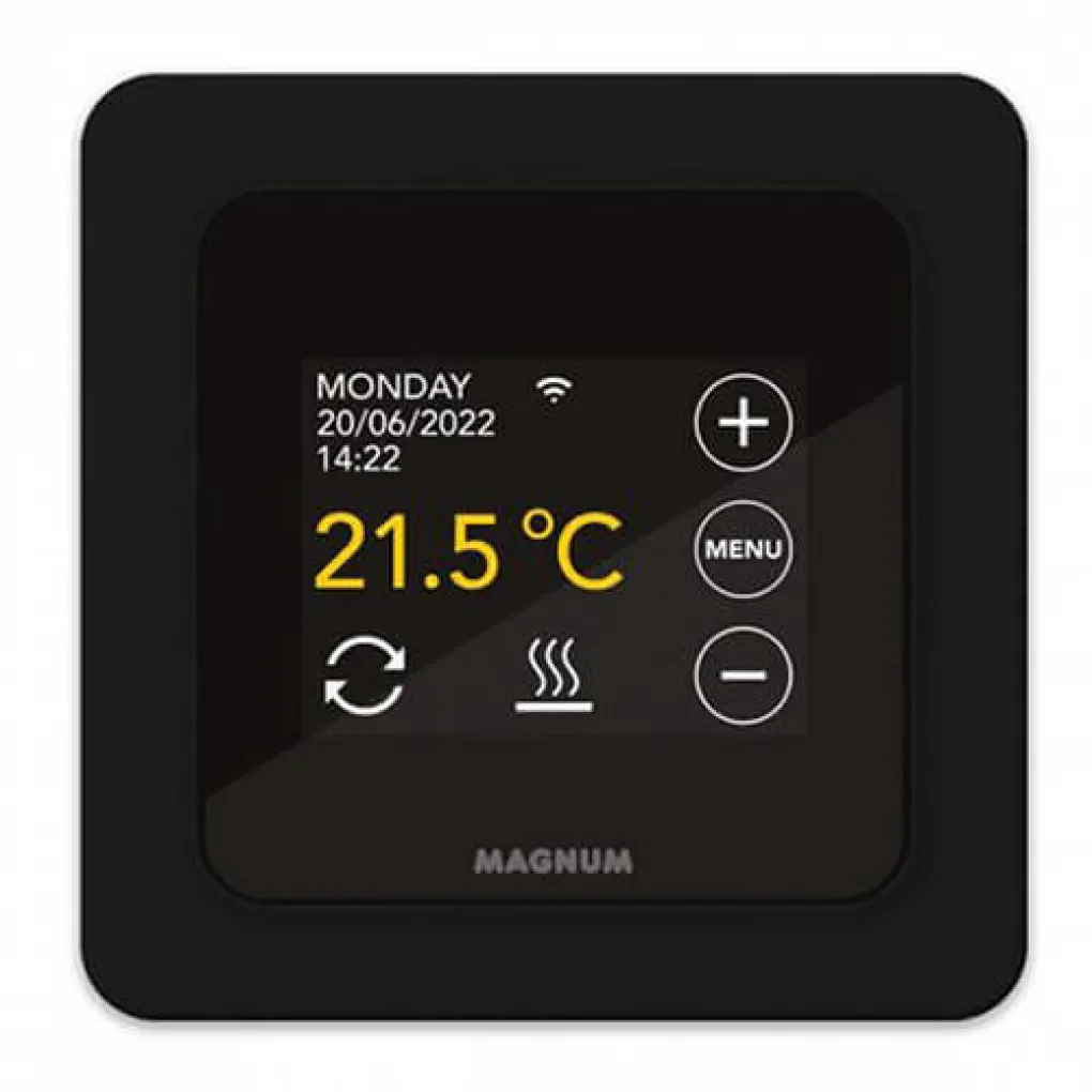 Терморегулятор для теплої підлоги Magnum Heating Remote Control Wi-Fi Black (825101)- Фото 1